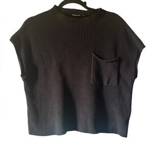 Black Knit Top